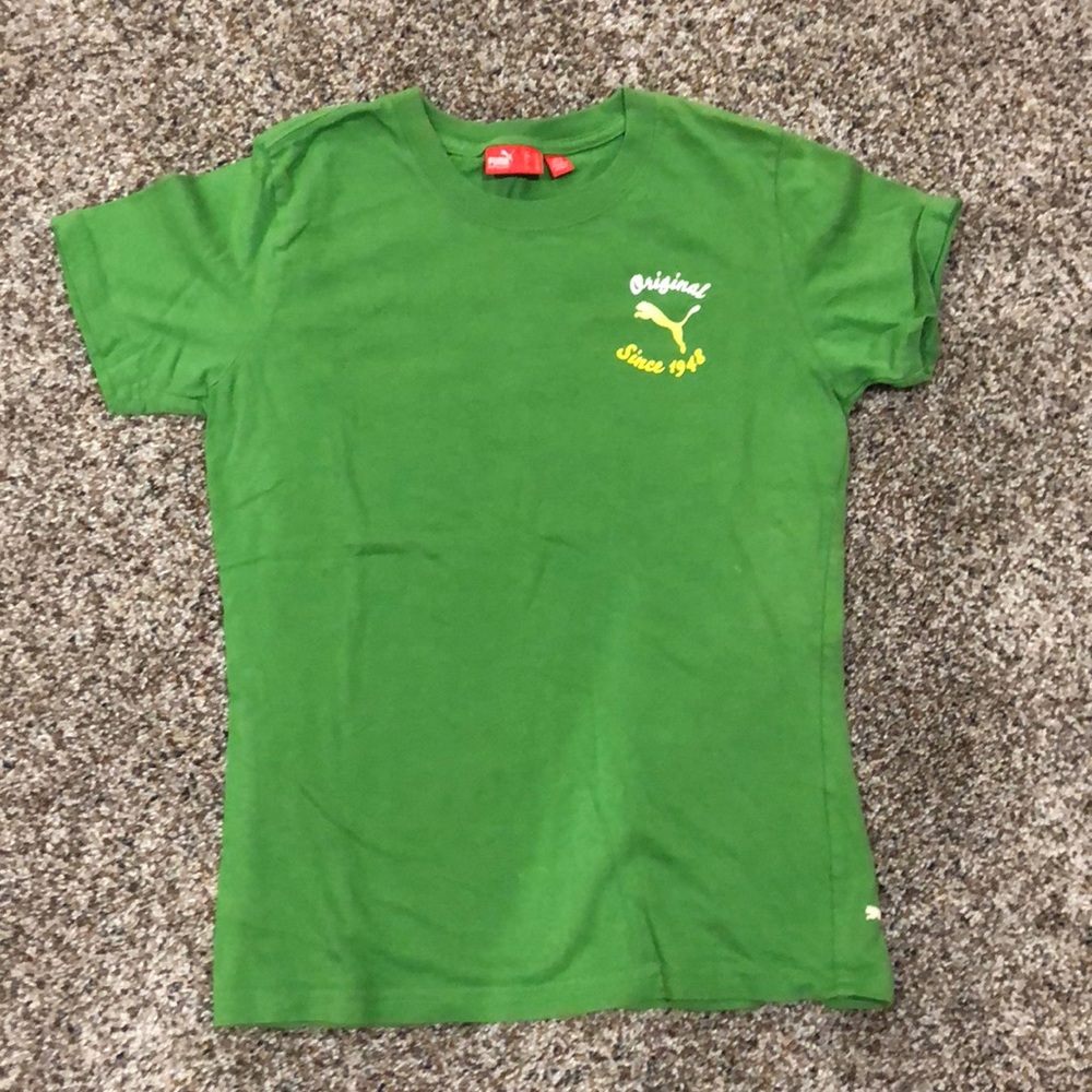 Vintage PUMA Green T-shirt